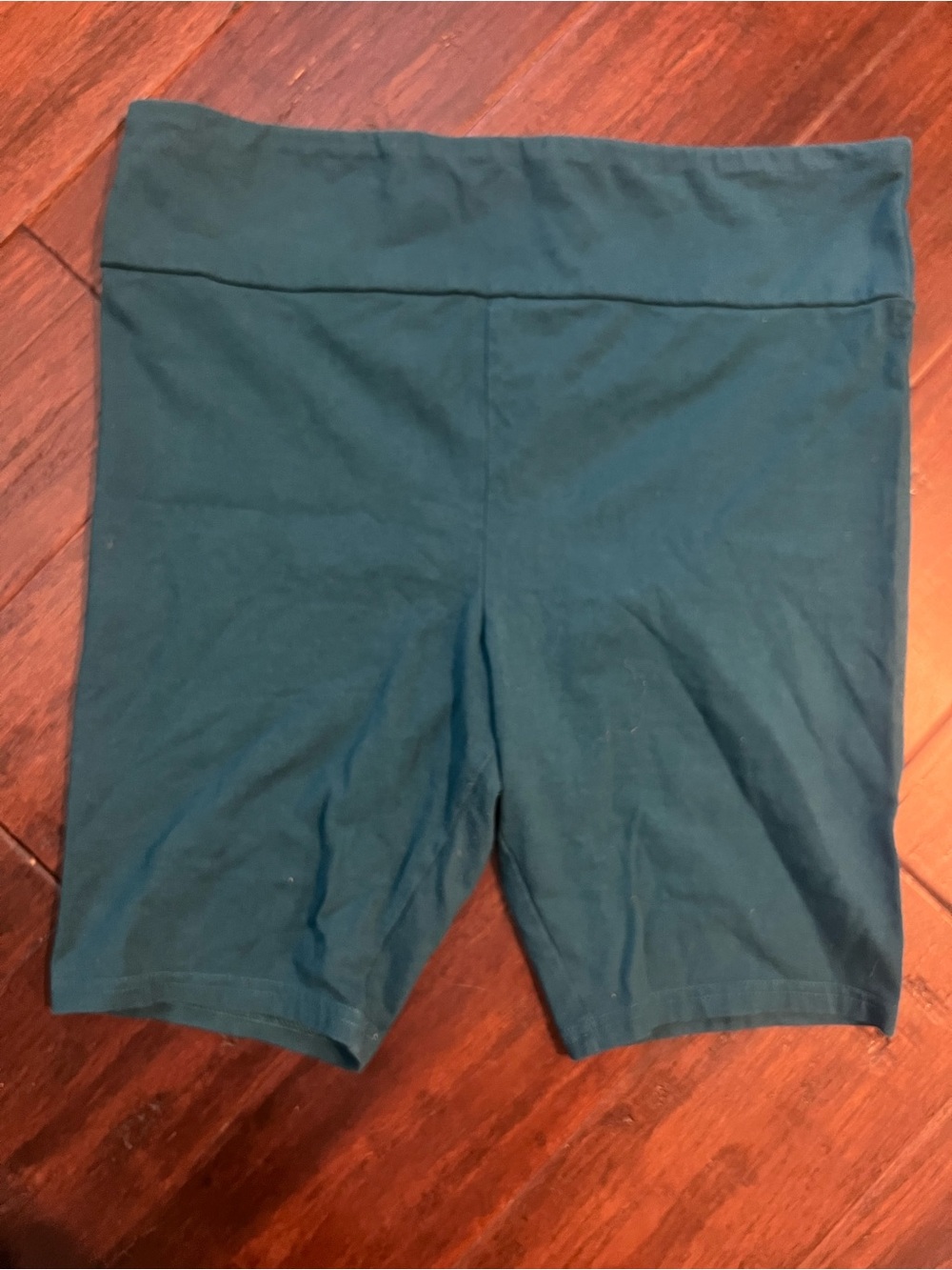 wild fable Teal High-Waist Bike Shorts